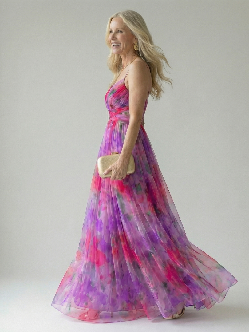 Irene | Vestido maxi cruzado