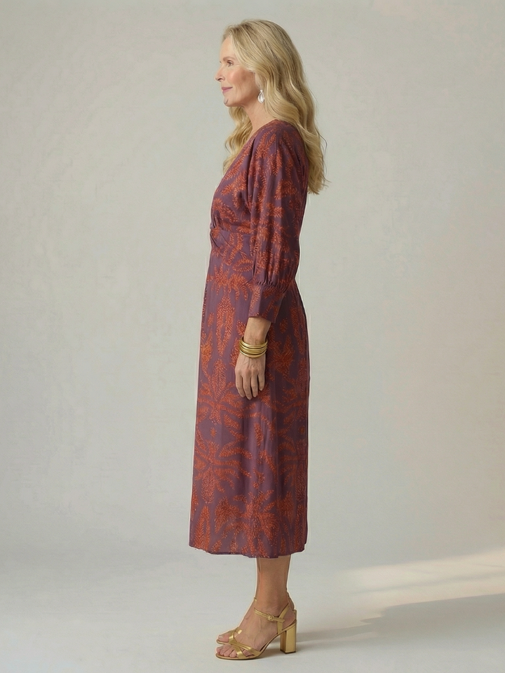 Alicia | Vestido midi cruzado