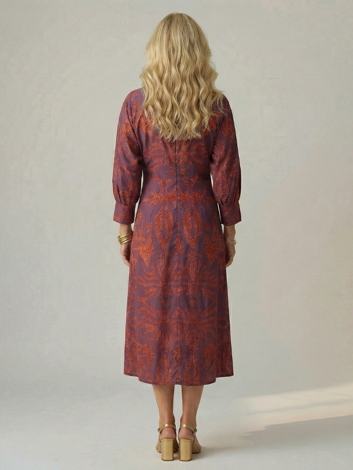 Alicia | Vestido midi cruzado