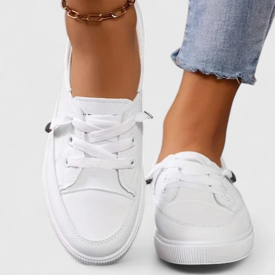 Aixa | Zapatillas clásicas de primavera bajas y con cordones para mujer