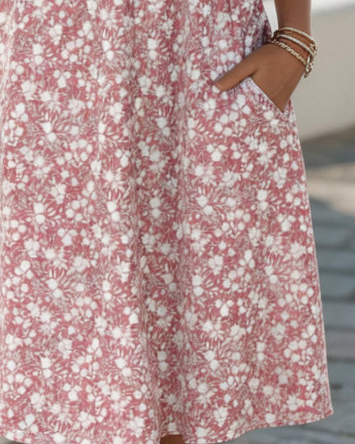 Carmen | Vestido Midi Floral Suelto y Ligero