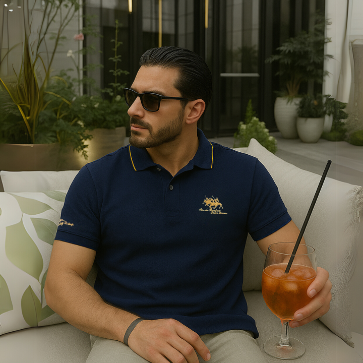 JOSEPH | Polo clásico de algodón con bordado exclusivo