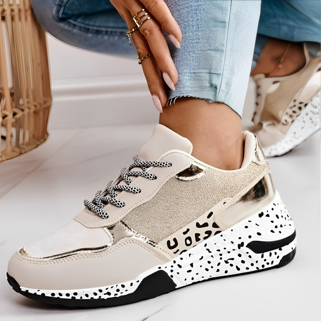 Consuelo | Zapatillas ortopédicas con cordones y suela gruesa