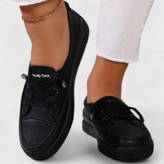 Aixa | Zapatillas clásicas de primavera bajas y con cordones para mujer
