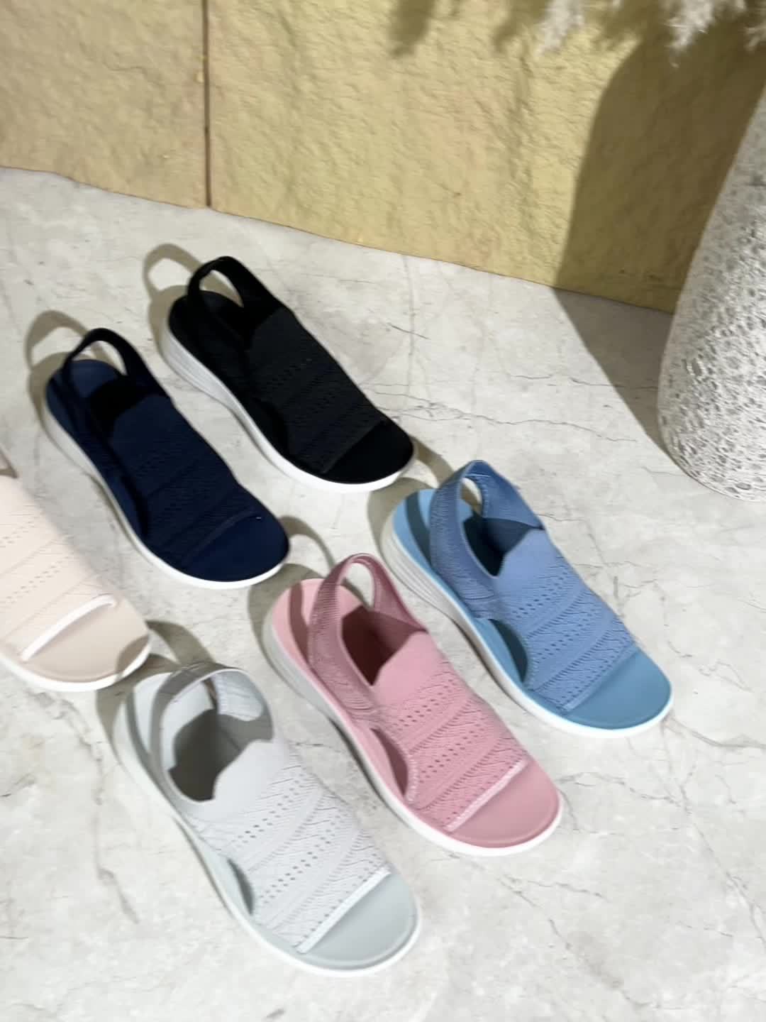 Sofía | Sandalias Ortopédicas de Punto con Suela Amortiguada