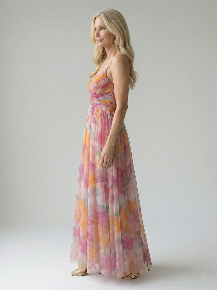 Irene | Vestido maxi cruzado