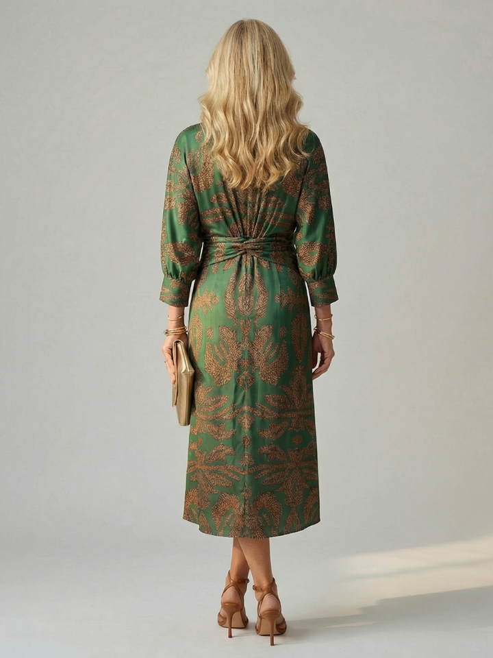 Alicia | Vestido midi cruzado