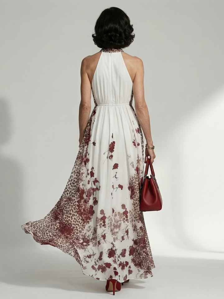 Graciela | Vestido maxi plisado
