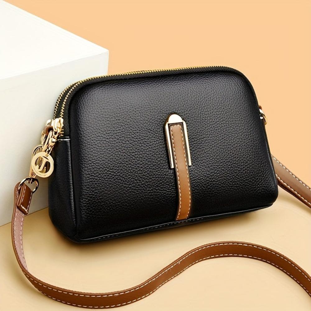 Bolso bandolera Mila con patrón de grabado
