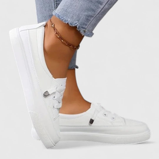 Aixa | Zapatillas clásicas de primavera bajas y con cordones para mujer