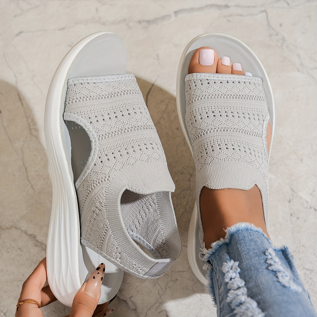 Sofía | Sandalias Ortopédicas de Punto con Suela Amortiguada