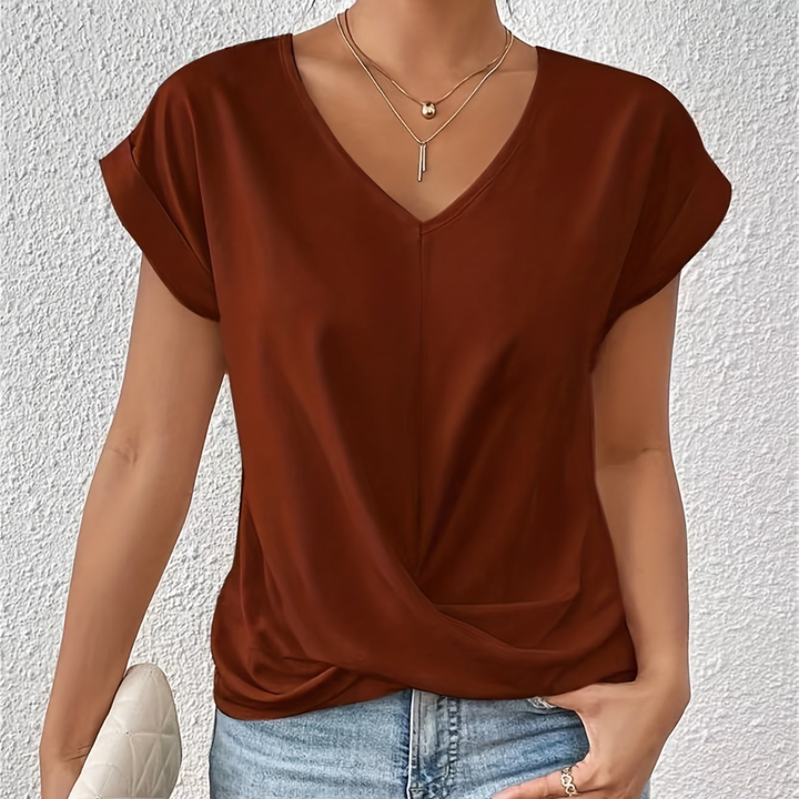 Isabella | Blusa Suelta con Cuello en V