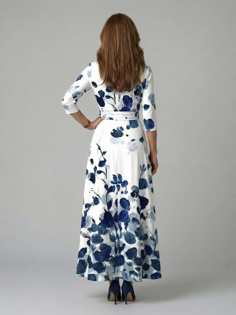 Juana | Vestido midi con escote cruzado