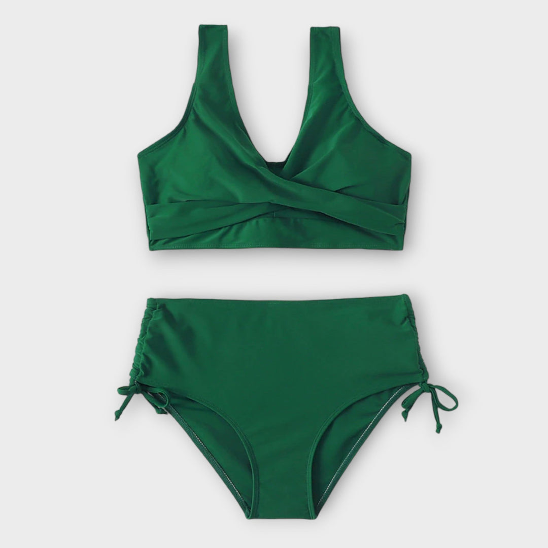Sofia | Bikini Wrap con Cintura Alta y Cordones