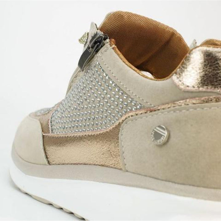 Prisella | Zapatillas modernas de mujer con cordones | Cuña