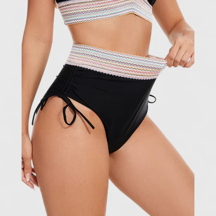 Bohème | Bikini Halter con Crochet y Cintura Alta