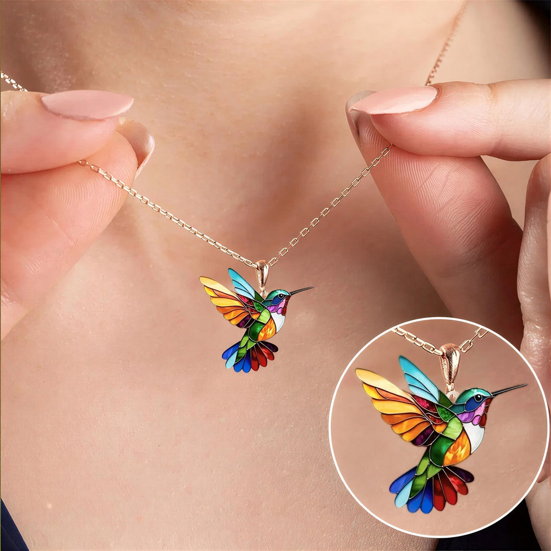 Clara™ | Collar colibrí elegante
