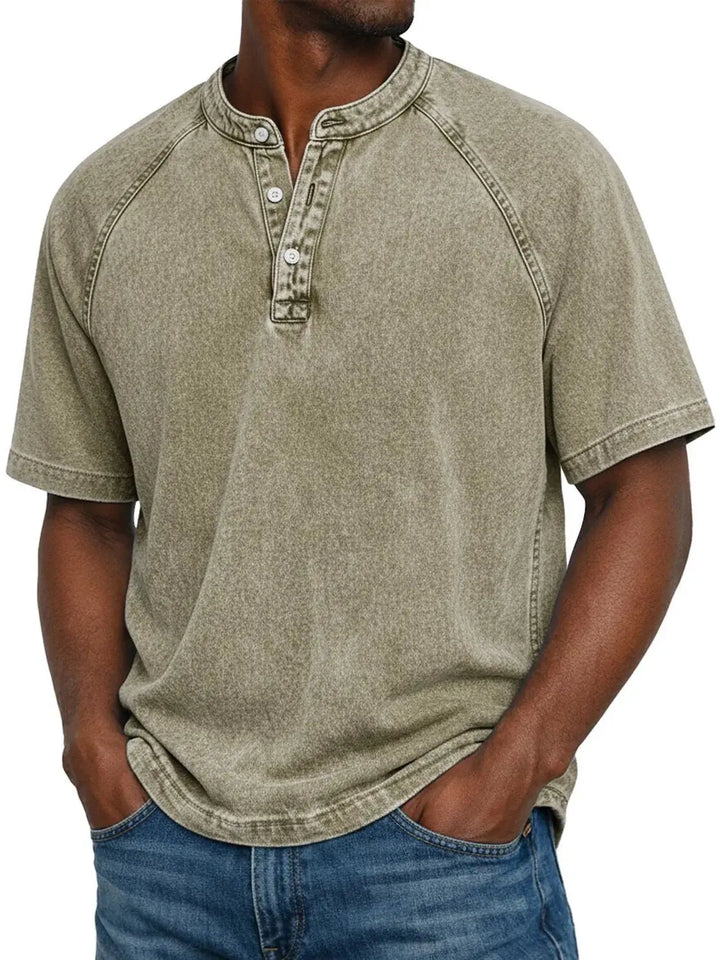 Álvaro™| Camisa vintage de hombre con botones