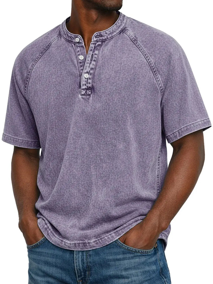Álvaro™| Camisa vintage de hombre con botones