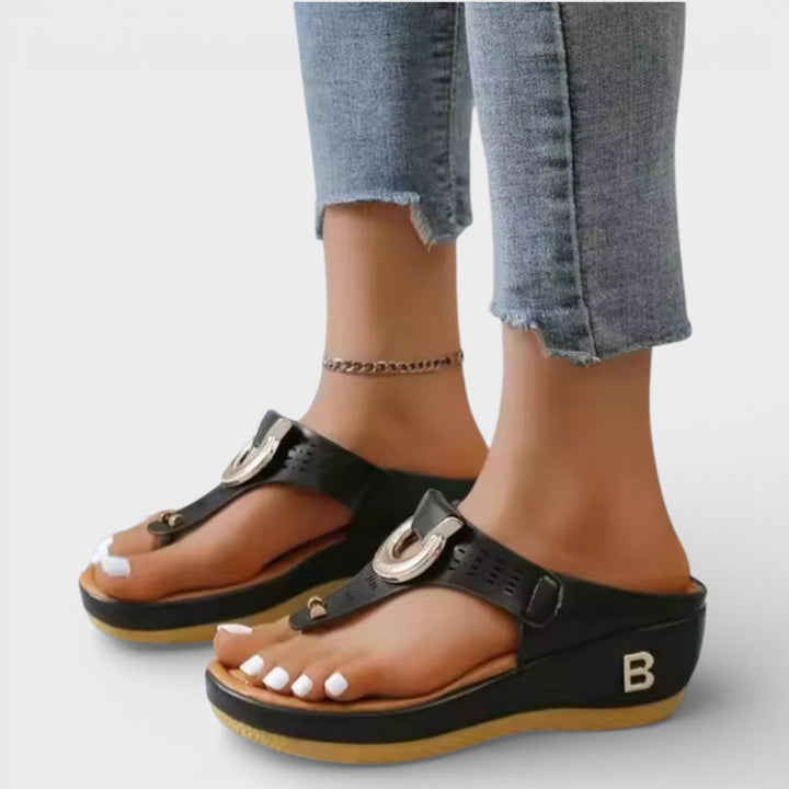 Sandalias Cuña Plataforma Mujer