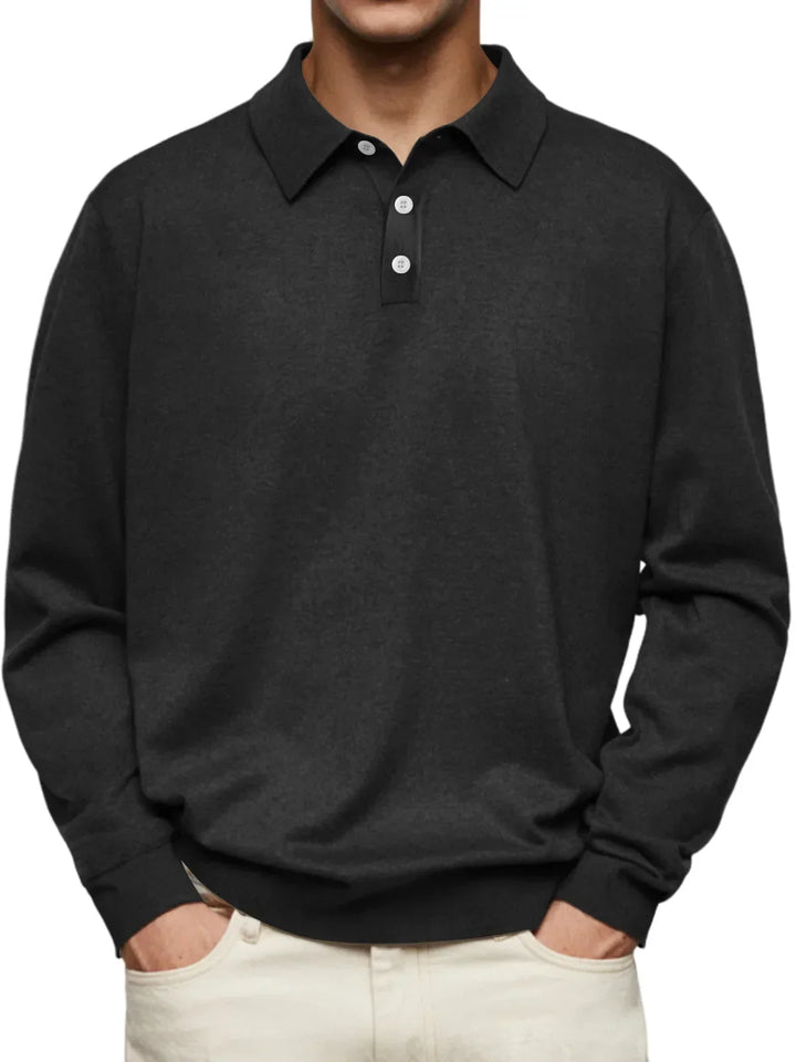 ENZO | Polo informal de manga larga