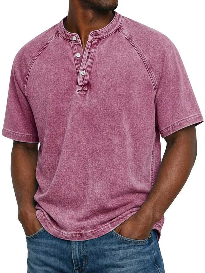 Álvaro™| Camisa vintage de hombre con botones