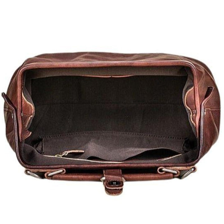 Bolso de hombro de cuero auténtico para damas