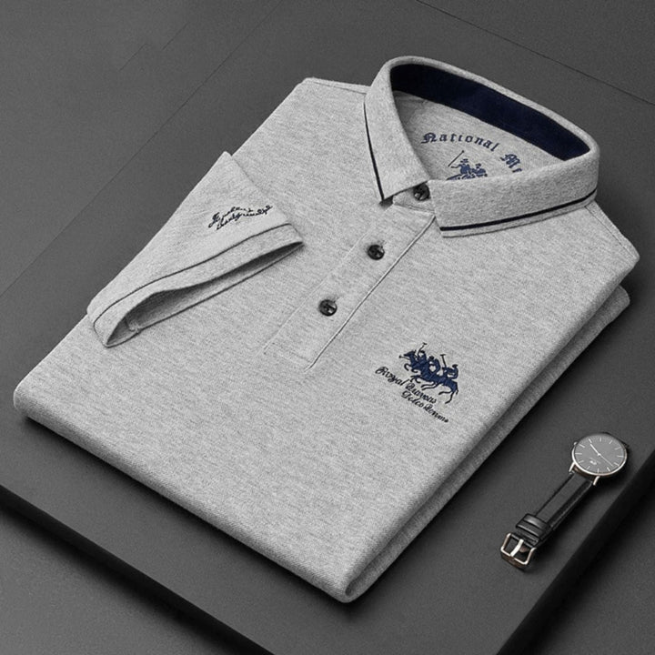 JOSEPH | Polo clásico de algodón con bordado exclusivo