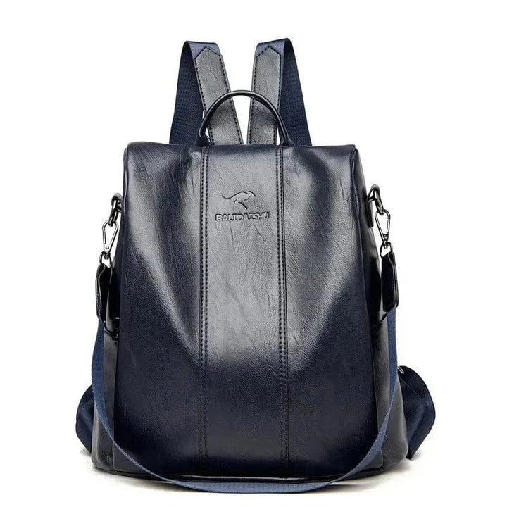 Mochila de PU de cuero premium y segura