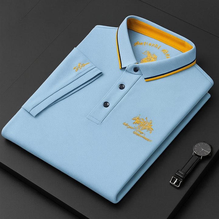 JOSEPH | Polo clásico de algodón con bordado exclusivo