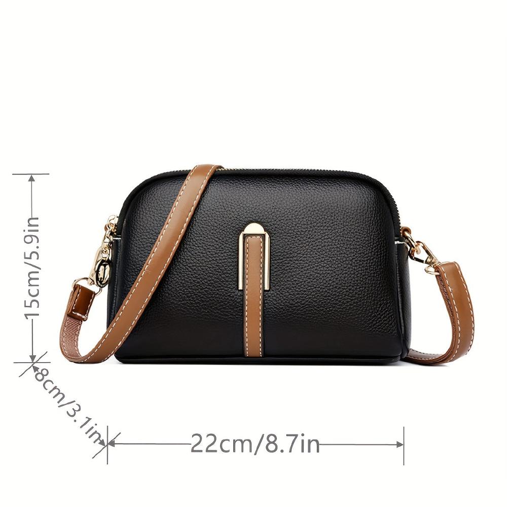Bolso bandolera Mila con patrón de grabado