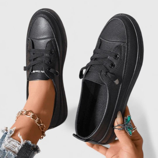 Aixa | Zapatillas clásicas de primavera bajas y con cordones para mujer