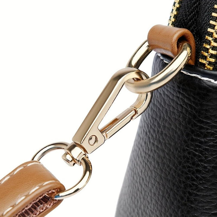 Bolso bandolera Mila con patrón de grabado