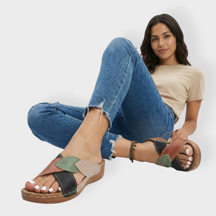 Sandalias Cuña Mujer Antideslizantes Fiesta